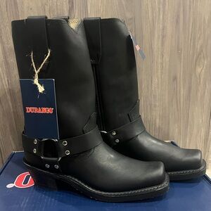 Women’s Durango black leather harness western boots